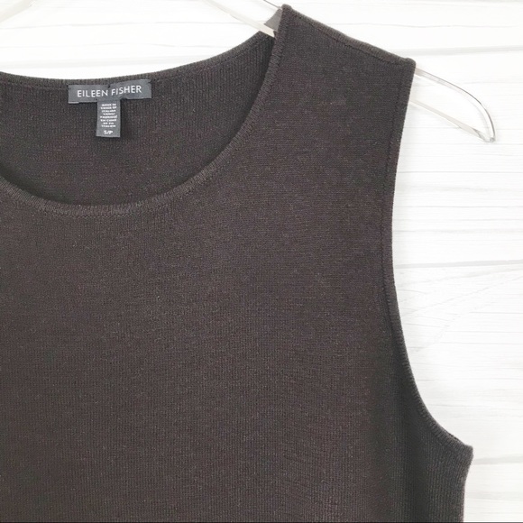 Eileen Fisher Sleeveless Wool Knit Top - Picture 2 of 5